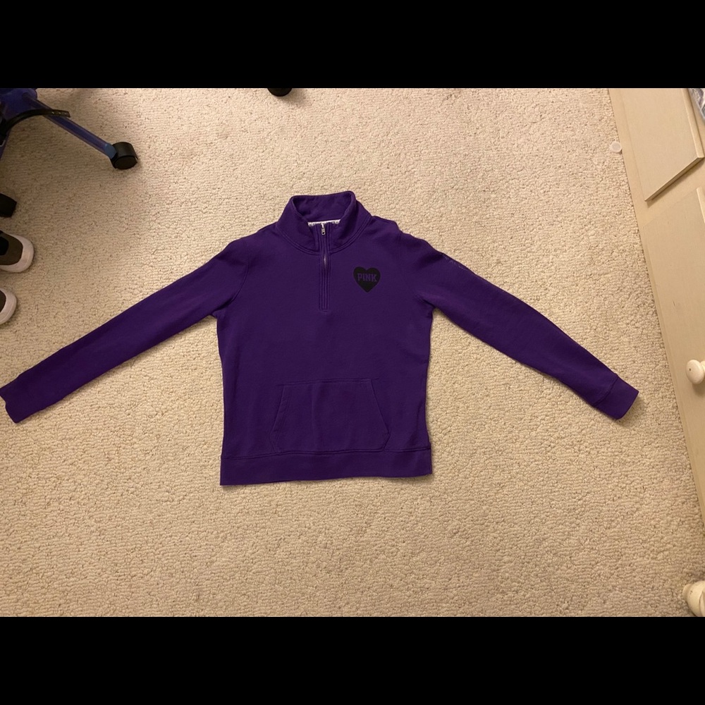 Victoria’s Secret PINK purple half zip